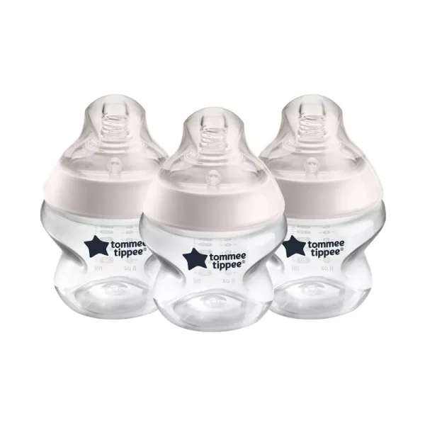 Tommee Tippee Closer to Nature Baby Bottle, Flow, 5 Ounce, 3 Count