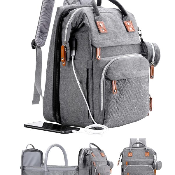 Diaper Bag Backpack w/ Changing Station
