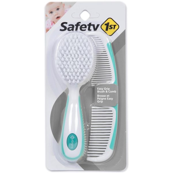 Safety 1st Easy Grip Brush & Comb Set - White