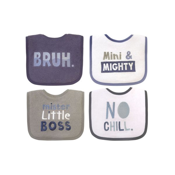 Boy Attitude 4 Pack Bib