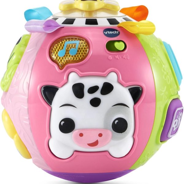 VTech Baby On-The-Moove Activity Ball with Textures, Pink