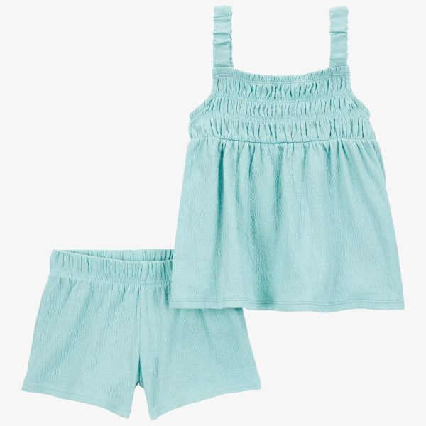 Baby 2-Piece Gauze Tank & Short Set