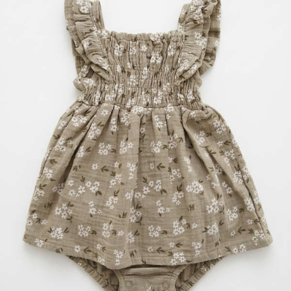 Sage Green Baby Romper